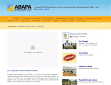 Tablet Screenshot of abapa.org.br